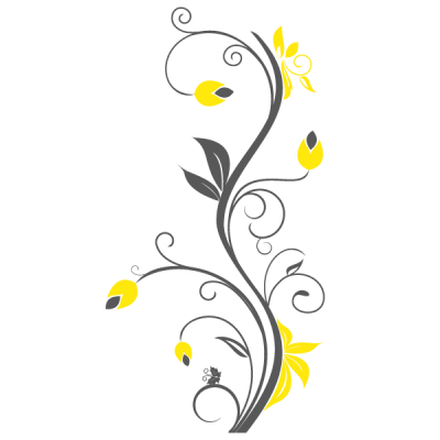 Vinilo Decorativo Floral...