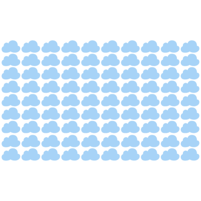 Vinil Decorativo Nuvens...