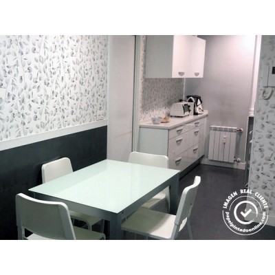 Papel de parede FOLHAS PRATEADAS 076