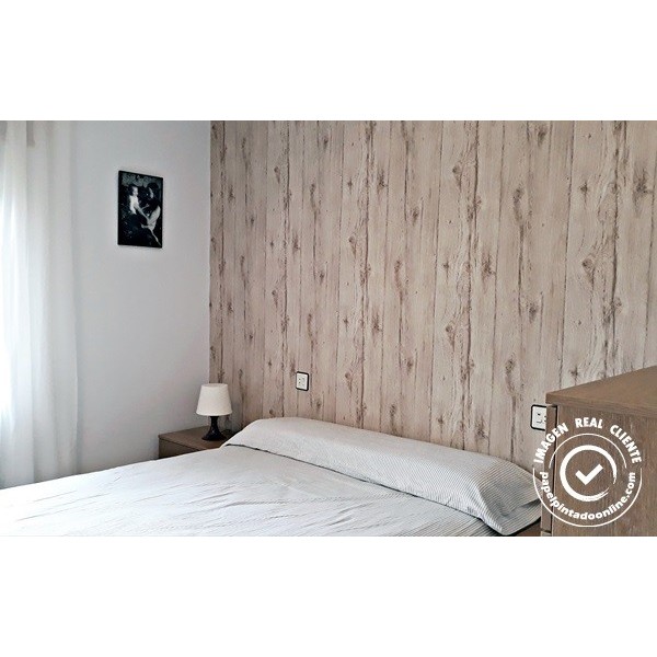  Papel pintado de pared de madera marrón, 144.1 x 100.0 in, papel  decorativo para dormitorio, oficina, sala de estar : Herramientas y Mejoras  del Hogar