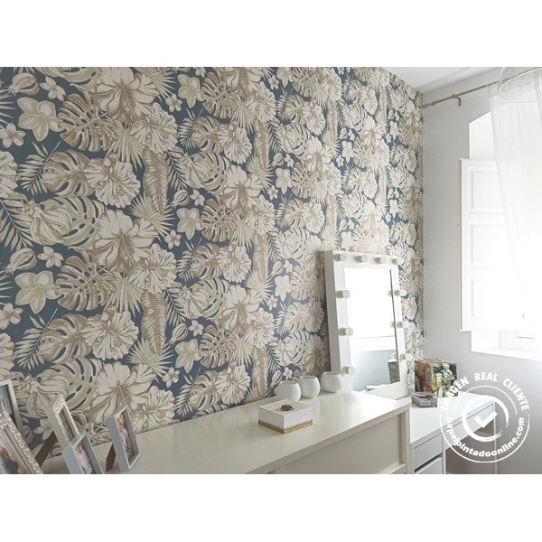 Paper pintat FULLES TROPICALS 017 Paper pintat FULLES TROPICALS 017