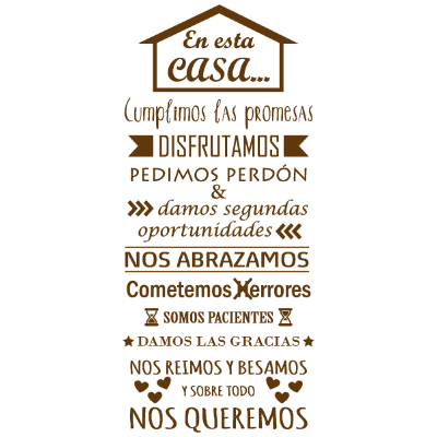 Vinilo Decorativo Texto...