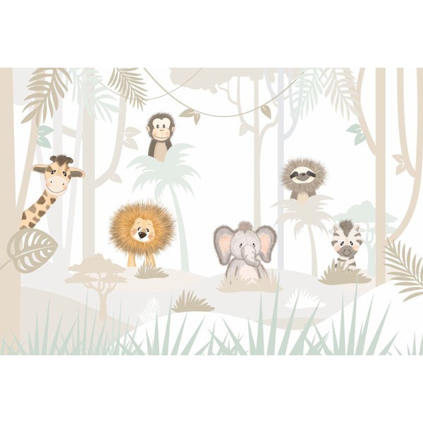 Mural Infantil Jungla Divertida VCJD-025