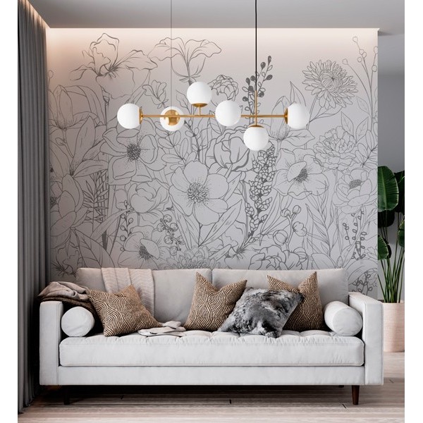 Mural Botánico Floral ANIM007