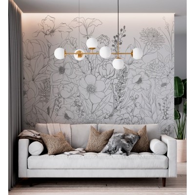Mural Botánico Floral ANIM007