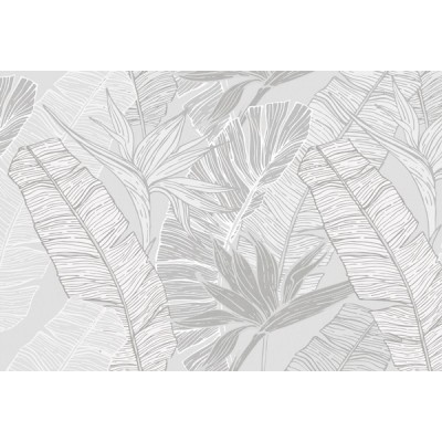 Mural Botanico Gris ANIM001