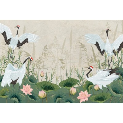 Mural Grullas ANIM002