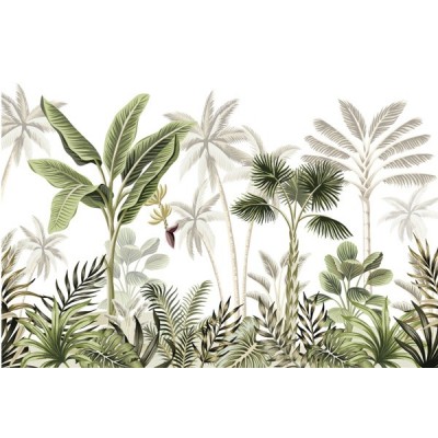 Mural Royal Palms Nature ANIM018 Mural Royal Palms Nature ANIM018