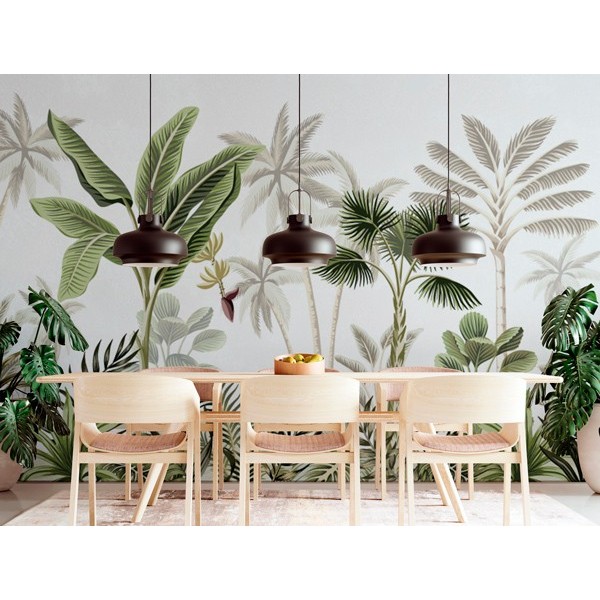 Mural Royal Palms Nature ANIM018 Mural Royal Palms Nature ANIM018