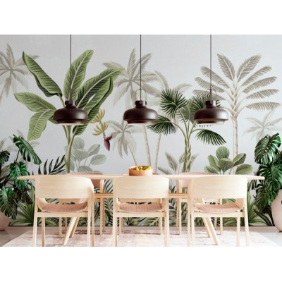 Mural Royal Palms Nature ANIM018 Mural Royal Palms Nature ANIM018