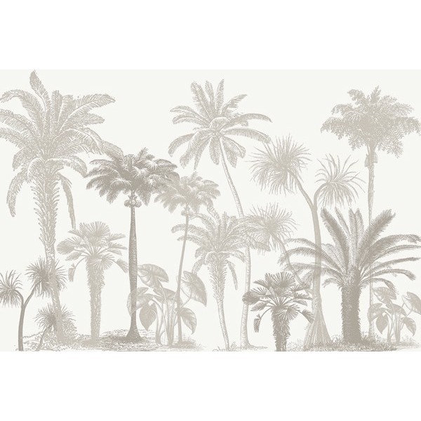 Mural Royal Palms Neutral ANIM020