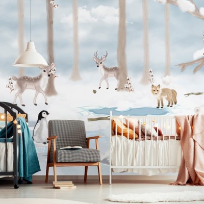 Mural Infantil Un Món Àrtic VCMA-033 2