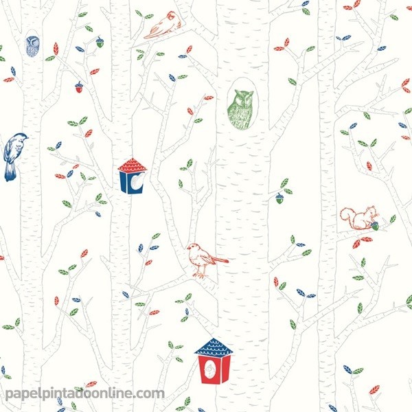 Papel de parede LITTLE WORLD 561126