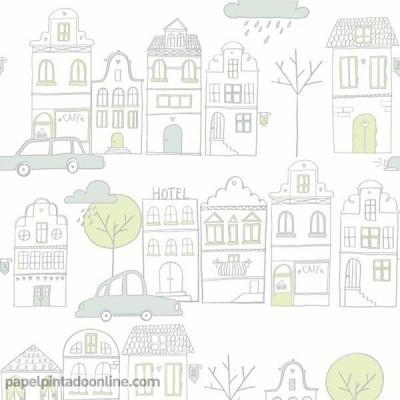 Papel de parede LITTLE WORLD 560920
