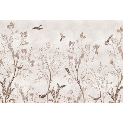 Mural Chinoiserie Sepia ANIM104