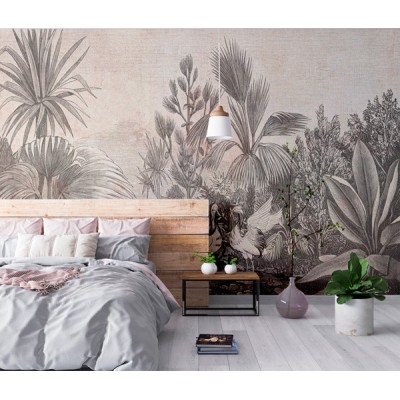 Mural Queen of Palms Sepia ANIM034 2