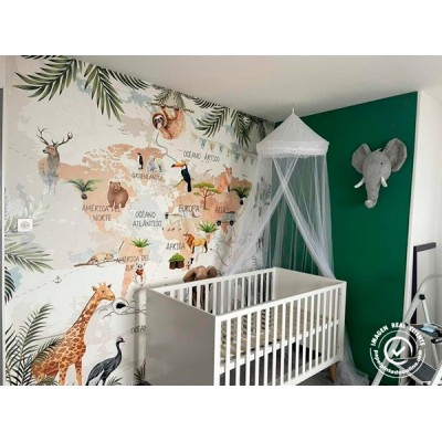 Mural Infantil Jungla Realista VCJR-034