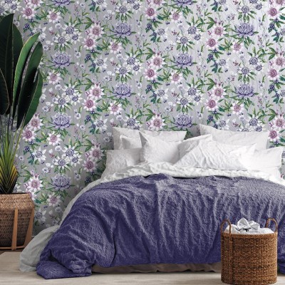 Paper pintat floral platejat elegant 91323 2