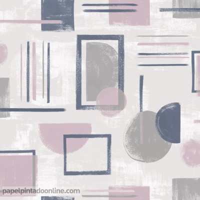 Papel de parede geométrico aquarela 91332 Papel de parede geométrico aquarela 91332