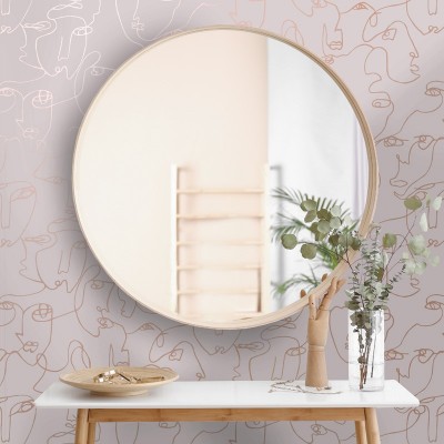 Paper pintat modern rostre persones 91274 2