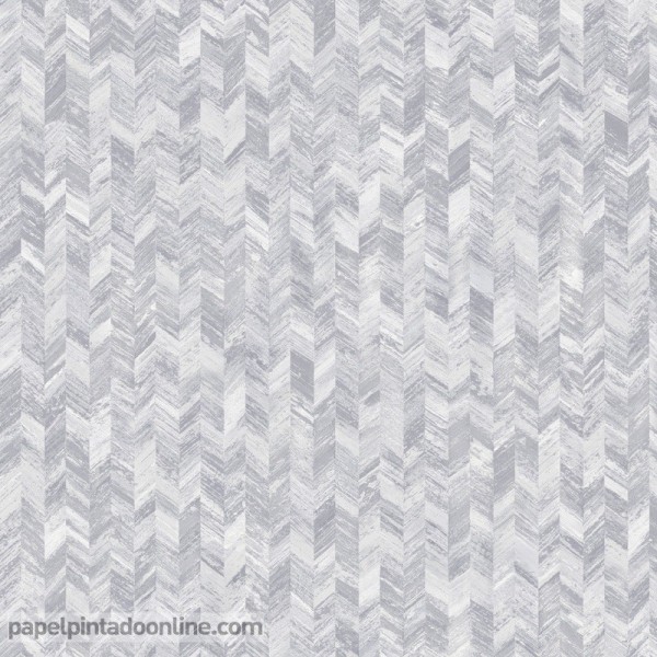 papel de parede imitação de textura tecido cor cinza prata decoração elegante Amazônia 91295
