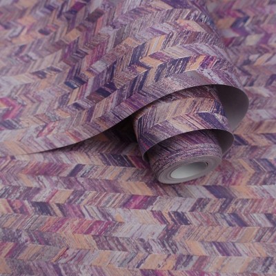 paper pintat textura imitació tela elegant de color lila 91293 paper pintat textura imitació tela elegant de color lila 91293