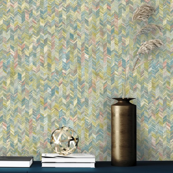 Papel pintado imitación tejido tela 91292