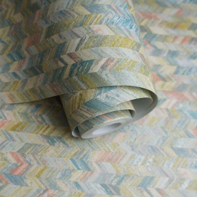 Papel de parede tecido de imitação 91292