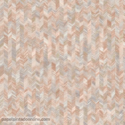 Paper pintat imitació teixit color terra ataronjat 91290