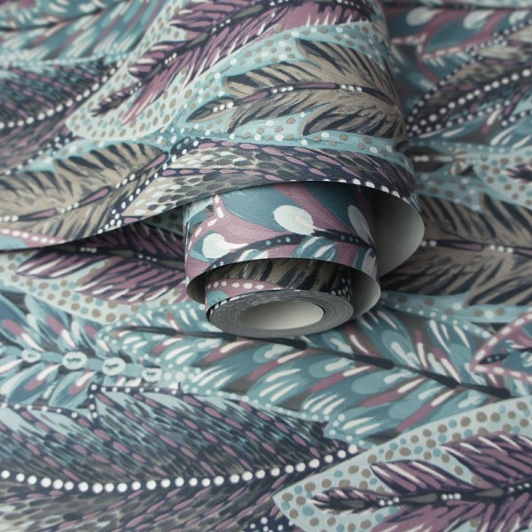 paper pintat fulles i plomes 91303 paper pintat fulles i plomes 91303