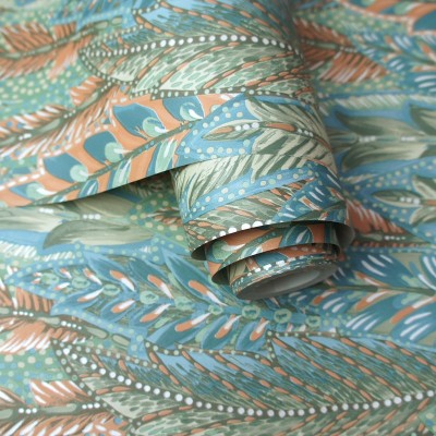 Papel de parede folhas amazonia 91302 Papel de parede folhas amazonia 91302