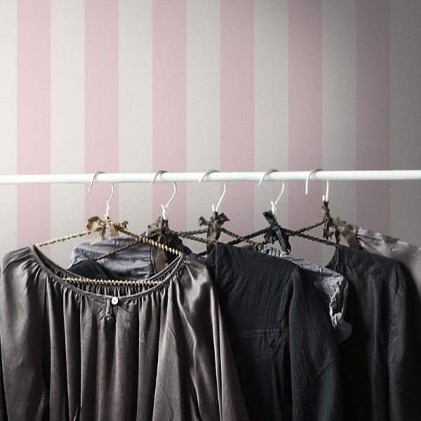 Papel de parede riscas rosa 580225 Papel de parede riscas rosa 580225