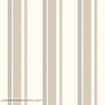 paper pintat ratlles beige, gris i rosa metal·litzat elegant