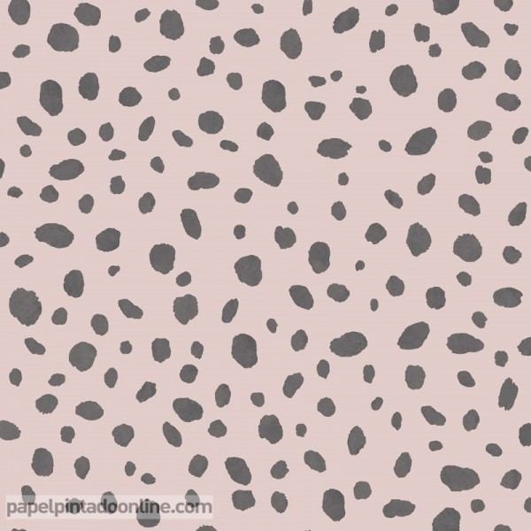 paper pintat taques dalmata rosa i negre