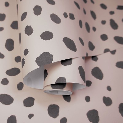 paper pintat taques dalmata rosa i negre