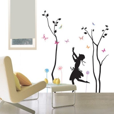 STICKER TREE & GIRL DP-08076 2