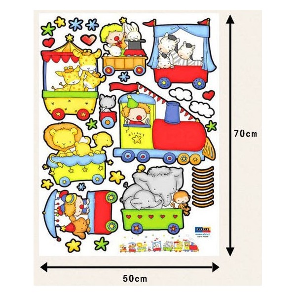 STICKER SAFARI ANIMALS CIRCUS DP-08046 STICKER SAFARI ANIMALS CIRCUS DP-08046