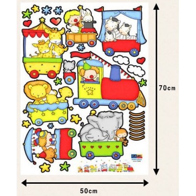 STICKER SAFARI ANIMALS CIRCUS DP-08046 STICKER SAFARI ANIMALS CIRCUS DP-08046