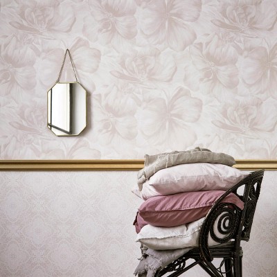 papel de parede crochet rosa salmao 2