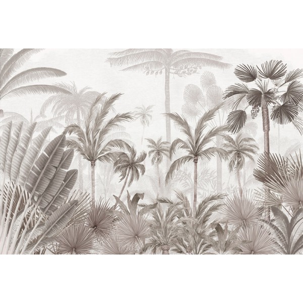 Mural tropical sepia ANIM040