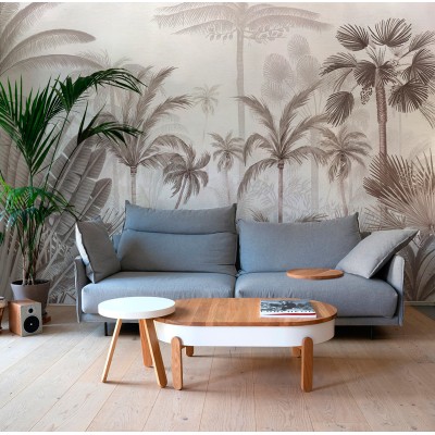 Mural tropical sepia anim040