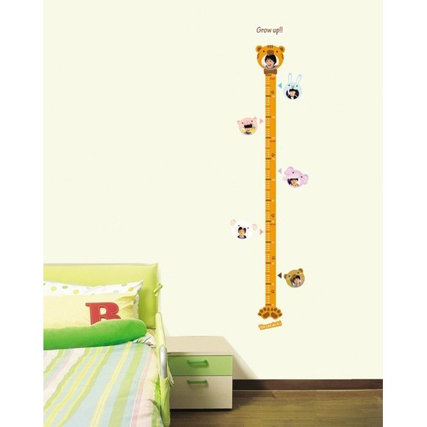 STICKER ANIMAL HEIGHT CHART DS-08240