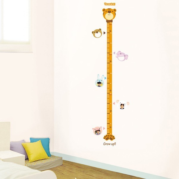 STICKER ANIMAL HEIGHT CHART DS-08240 STICKER ANIMAL HEIGHT CHART DS-08240