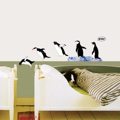 STICKER DIVING PENGUINS DS-08235