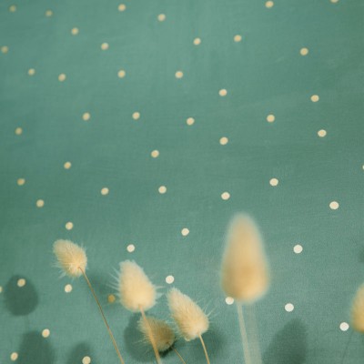 paper pintat topos daurat fons verd Imagination de Caselio