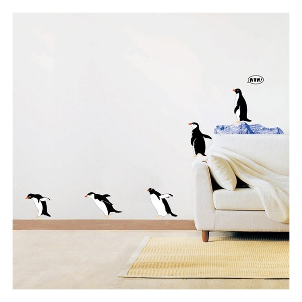 STICKER DIVING PENGUINS DS-08235