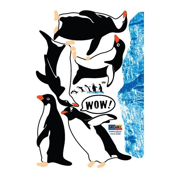 STICKER DIVING PENGUINS DS-08235 STICKER DIVING PENGUINS DS-08235