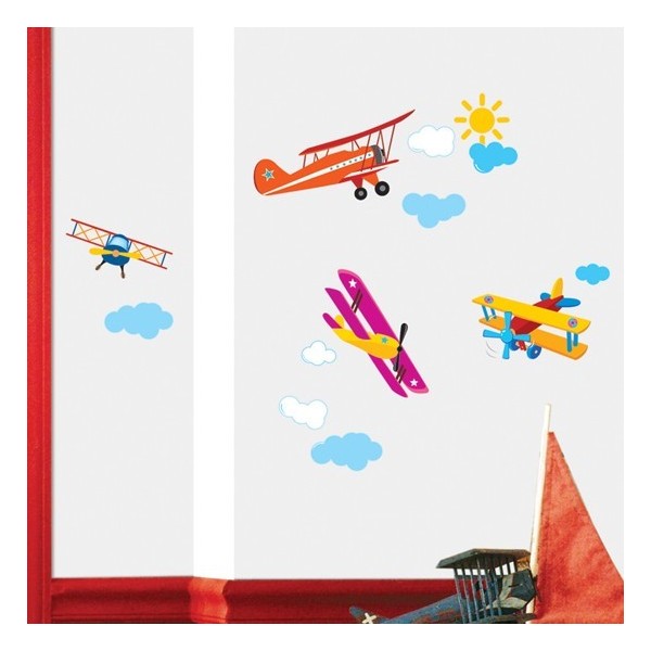 STICKER BIPLANES DS-08223