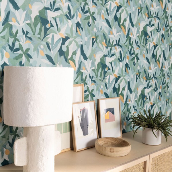 paper pintat fulles verdes i blaves IMG_10216_71_99