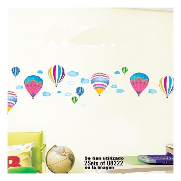 STICKER HOT AIRBALLONS IN THE SKY DS-08222